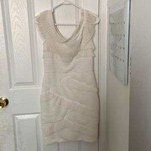 White Ruffle Dress